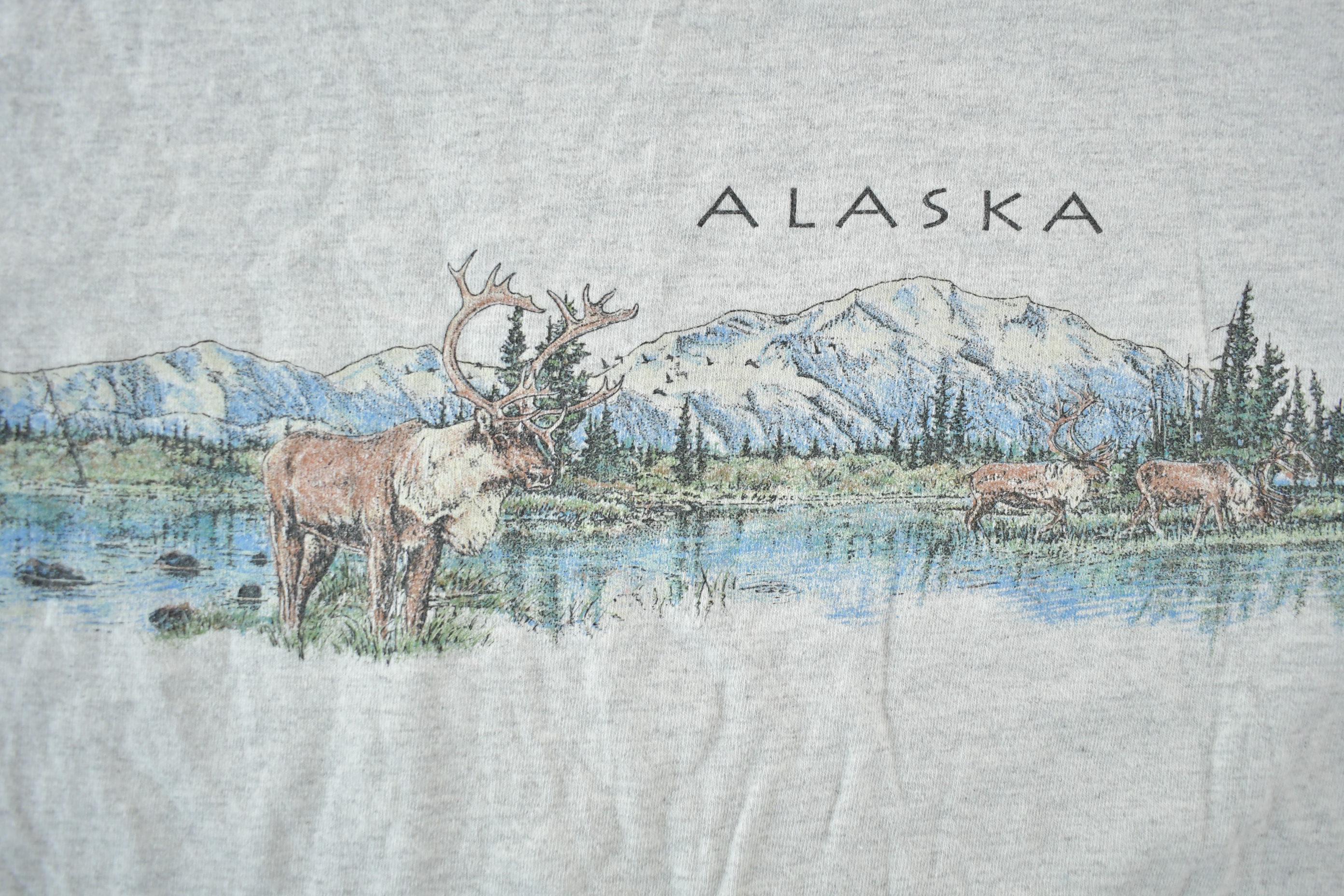 Vintage 1990s Alaska Outdoors T-Shirt