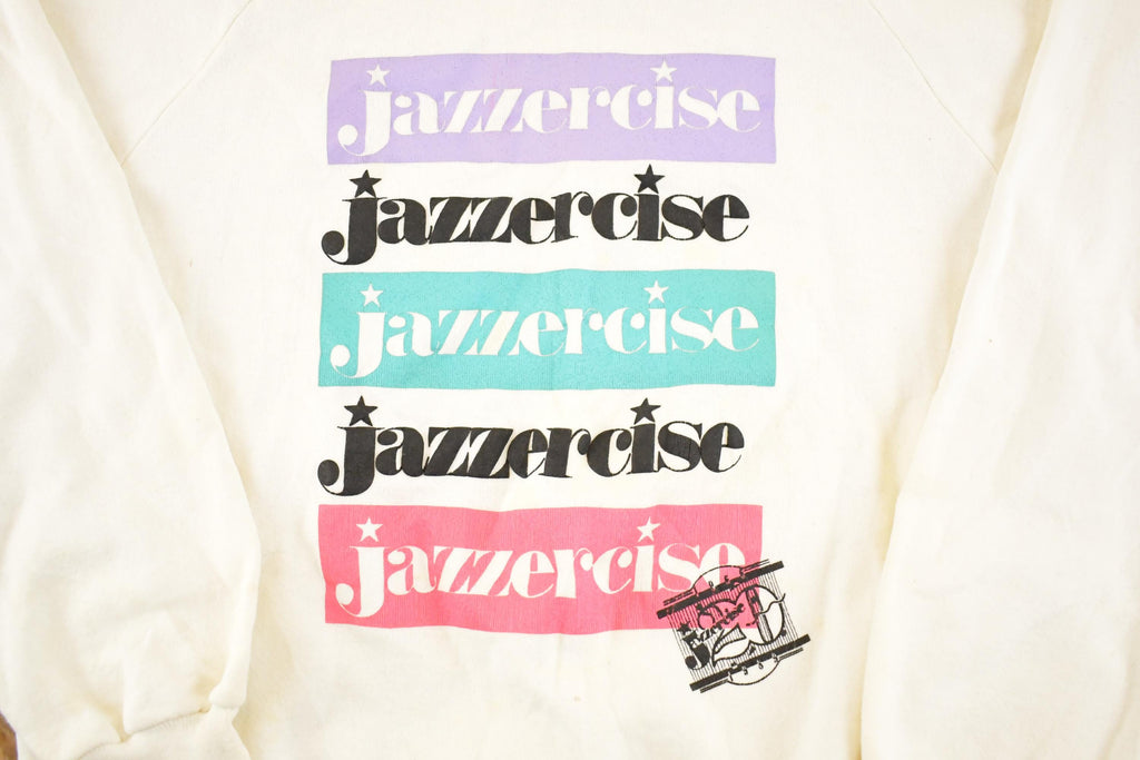 Vintage 1990s Jazzercise Souvenir Crewneck Sweatshirt Womens S  90s Crewneck  Travel Vacation Sweater  Streetwear