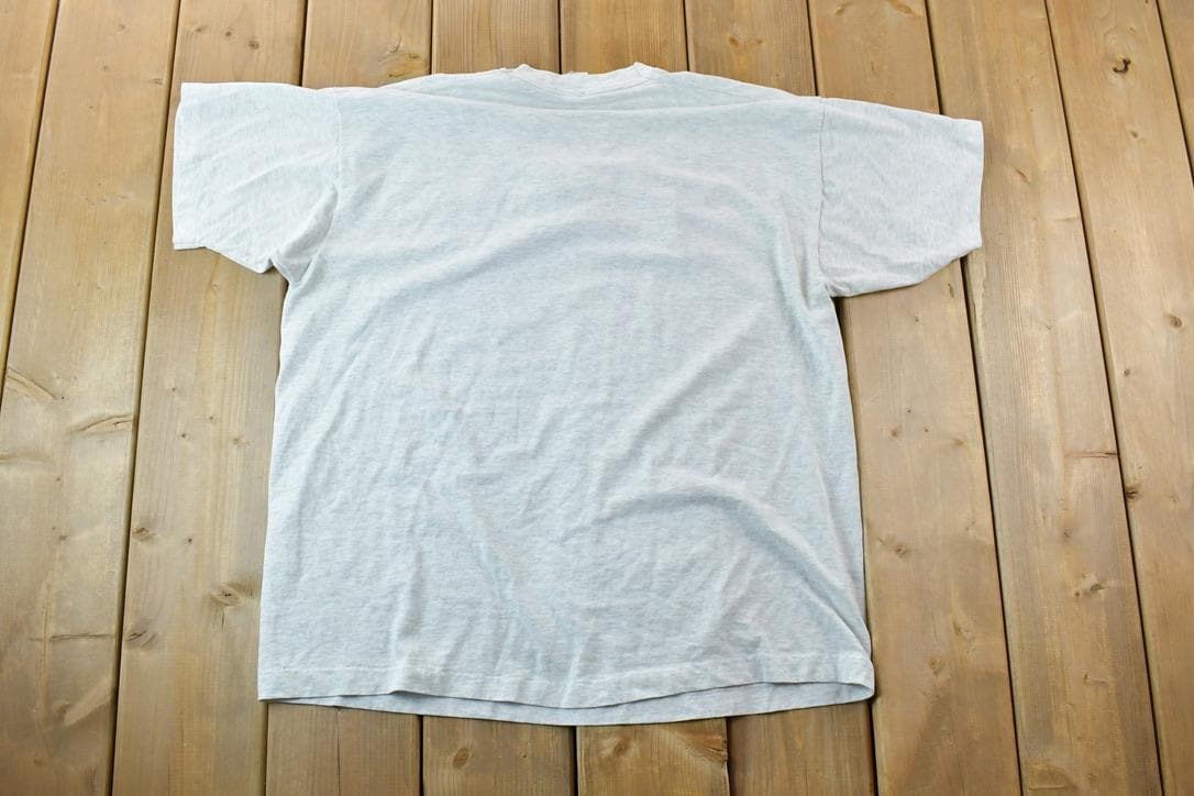 Vintage 1990s Bad Boys And Their Toys Motorcycle Graphic T-Shirt / Vintage T Shirt / Hot Rod Streetwear / Graphic Tee / Single Stitch /