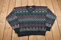 Vintage Sir William V-Neck Knitted Sweater
