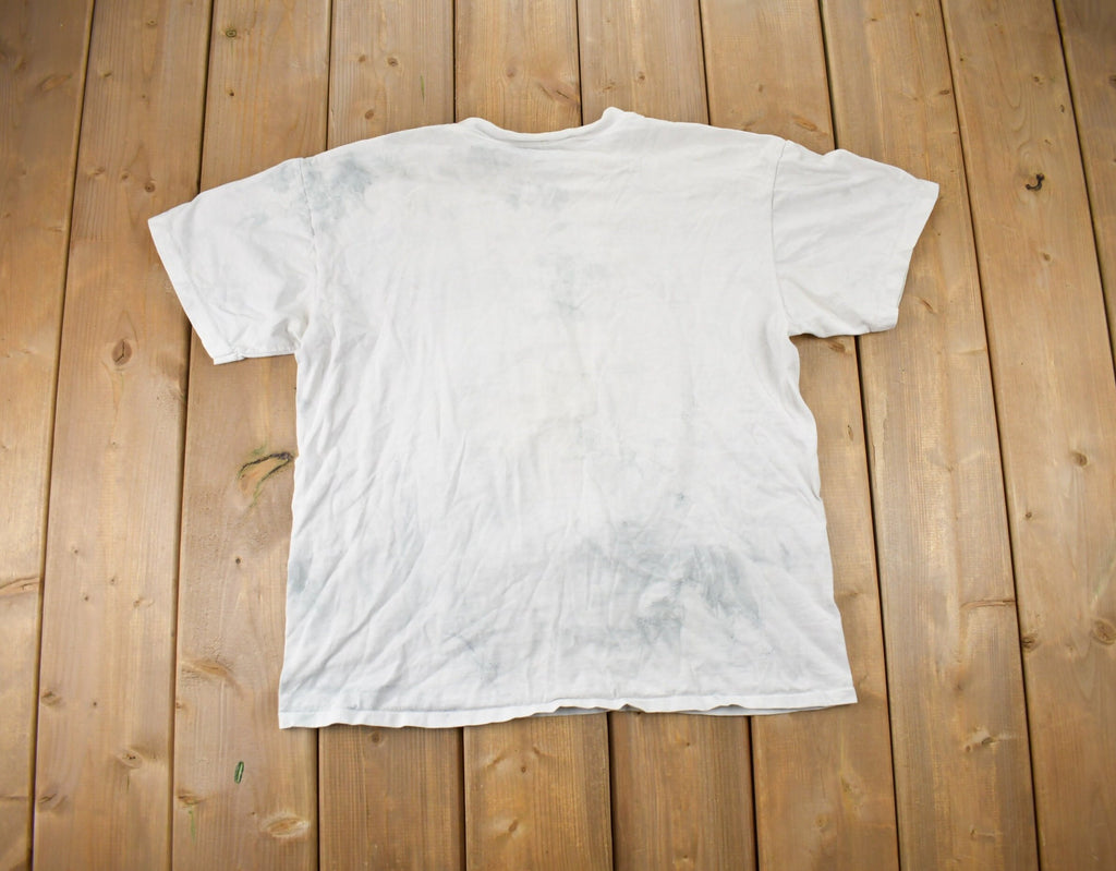 Vintage 1990s Oneita Frog Painting T-Shirt / Made In USA / Single Stitch / Streetwear / Nature T Shirt / Outdoorsman / Wilderness