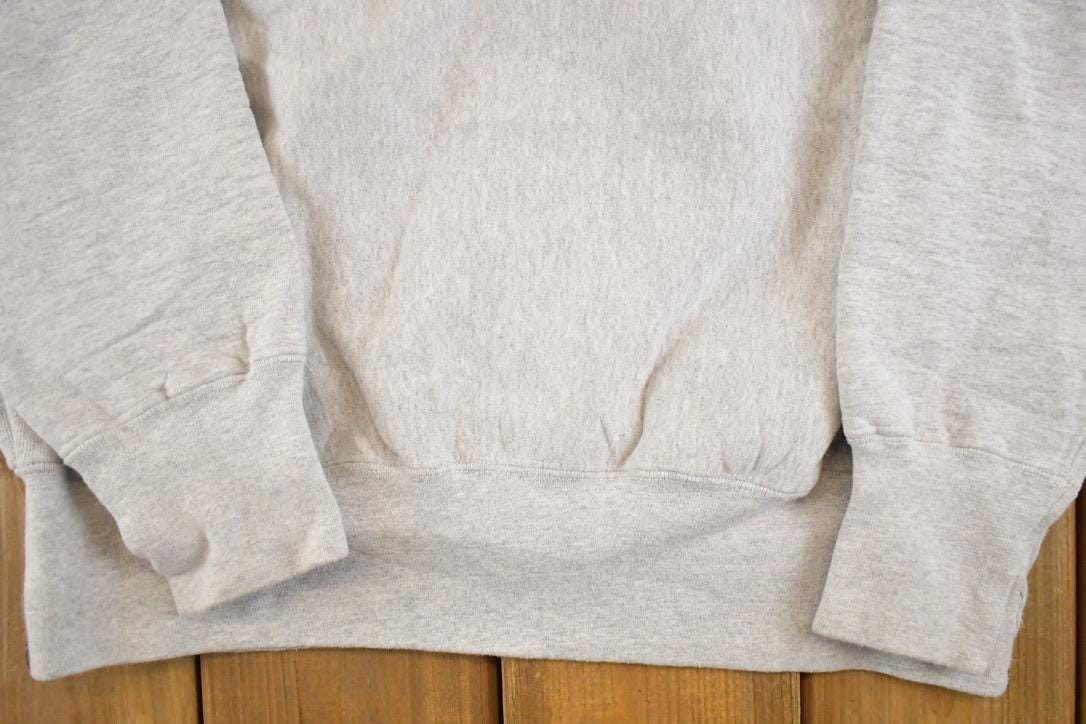 Vintage 1990s Mc Donogh Cotton Exchange Crewneck Sweatshirt Men's L / NCAA College Spellout / 90s Crossgrain Heavyweight Collegiate Sweater
