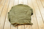 Vintage 1947 Military Battle Dress Button Up Wool Jacket Mens M