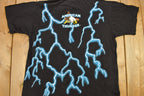 Vintage 1990s American Thunder Native American Style T-Shirt