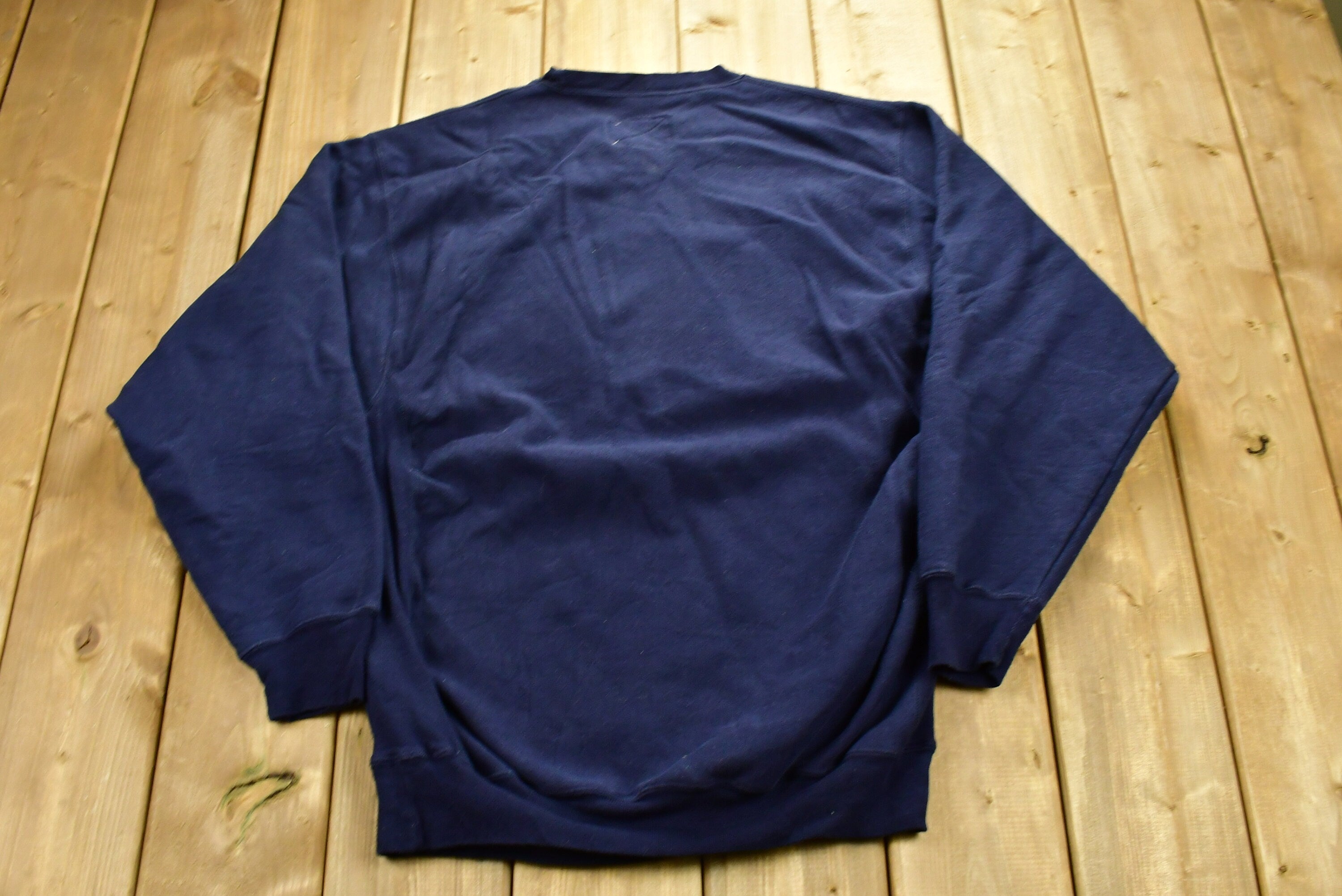 Vintage 1990s USA Embroidered Spell Out Crewneck Sweatshirt
