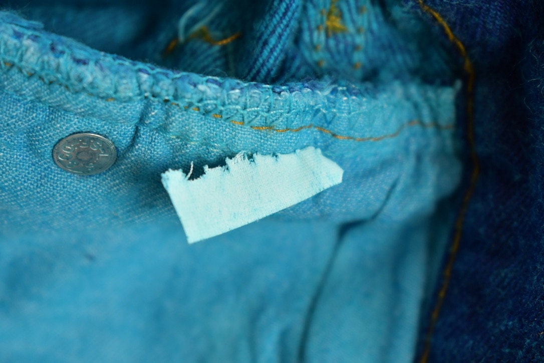 Vintage 1980s Blue Dyed Levi's Red Tab Denim Jeans Size 30 x 30.5