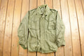 Vintage 1974 Military Army Sateen Field Jacket