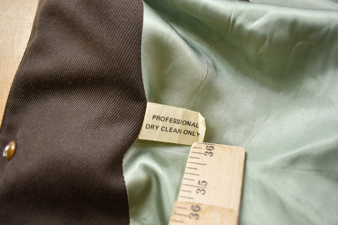 Vintage 1990 Uniforms By Fechheimer Yellow Button Up Blazer
