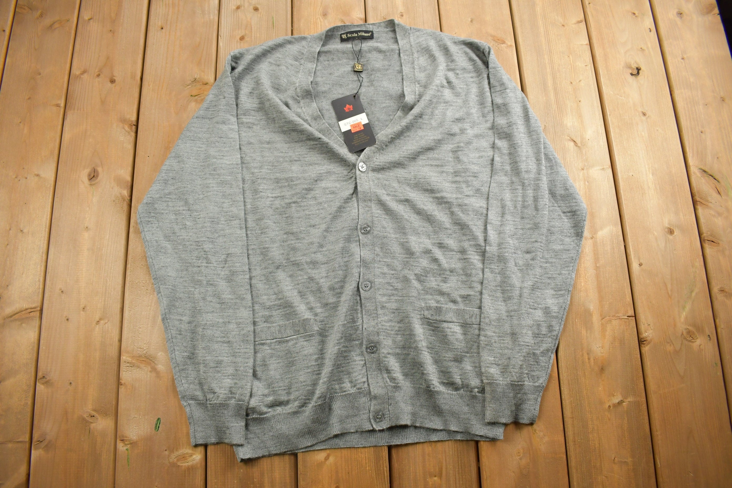 Vintage 1990s Scala Milano Deadstock Cardigan Sweater