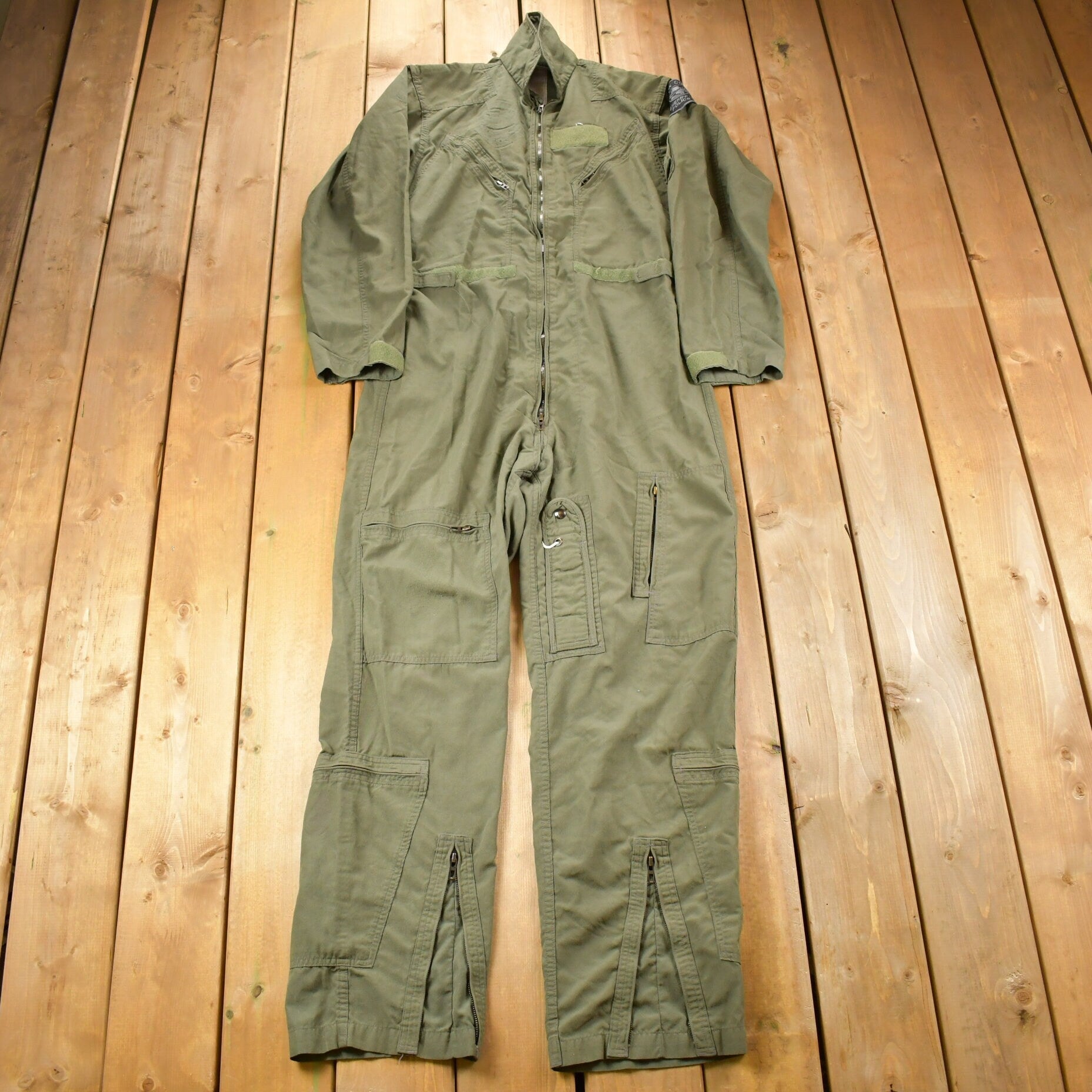 Vintage 1999 Military Flyers Coveralls Jumpsuit Size 44 L