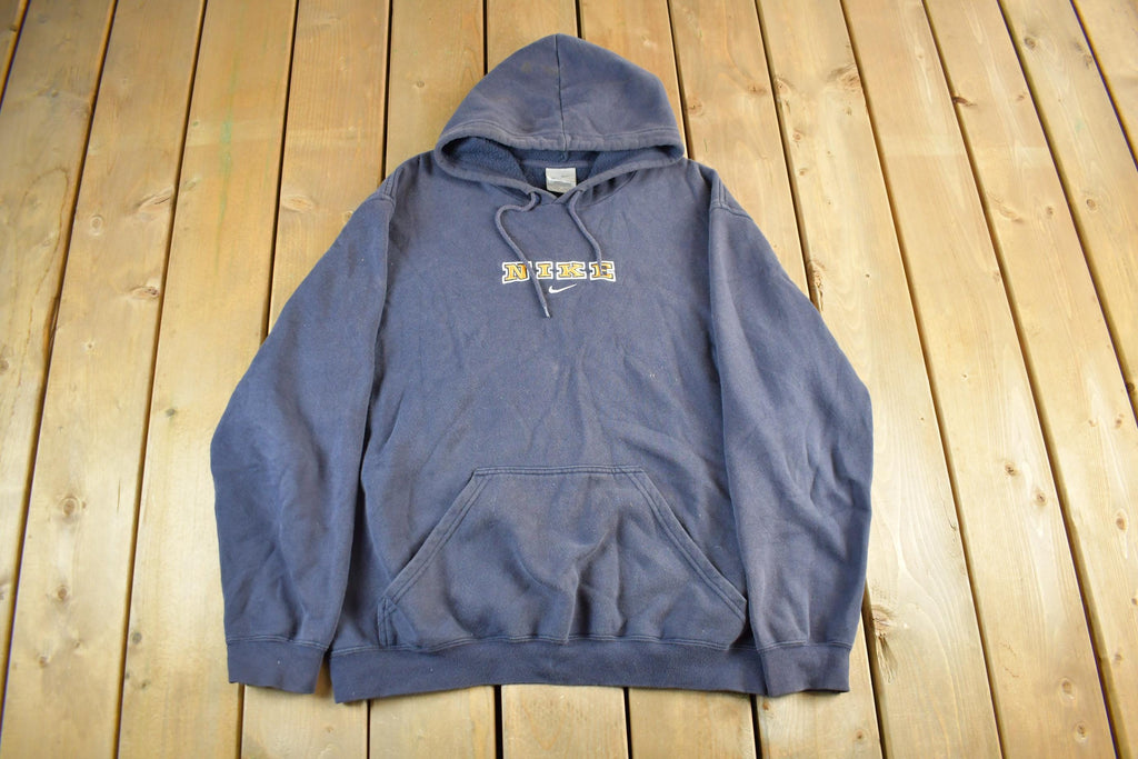 Vintage 2000s Nike Embroidered Embroidered Logo Swoosh Hoodie Men's XL