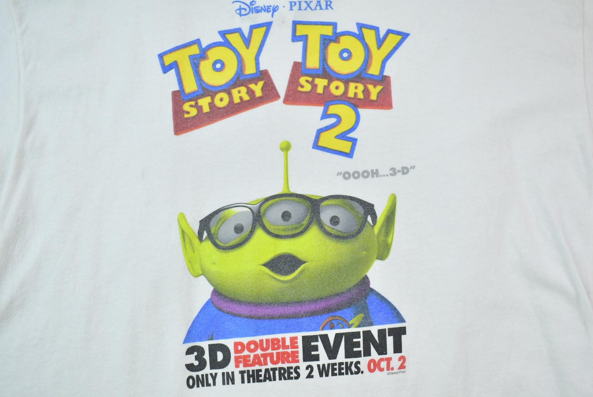Vintage 1999 Toy Story 2 Movie Promo Graphic T-Shirt