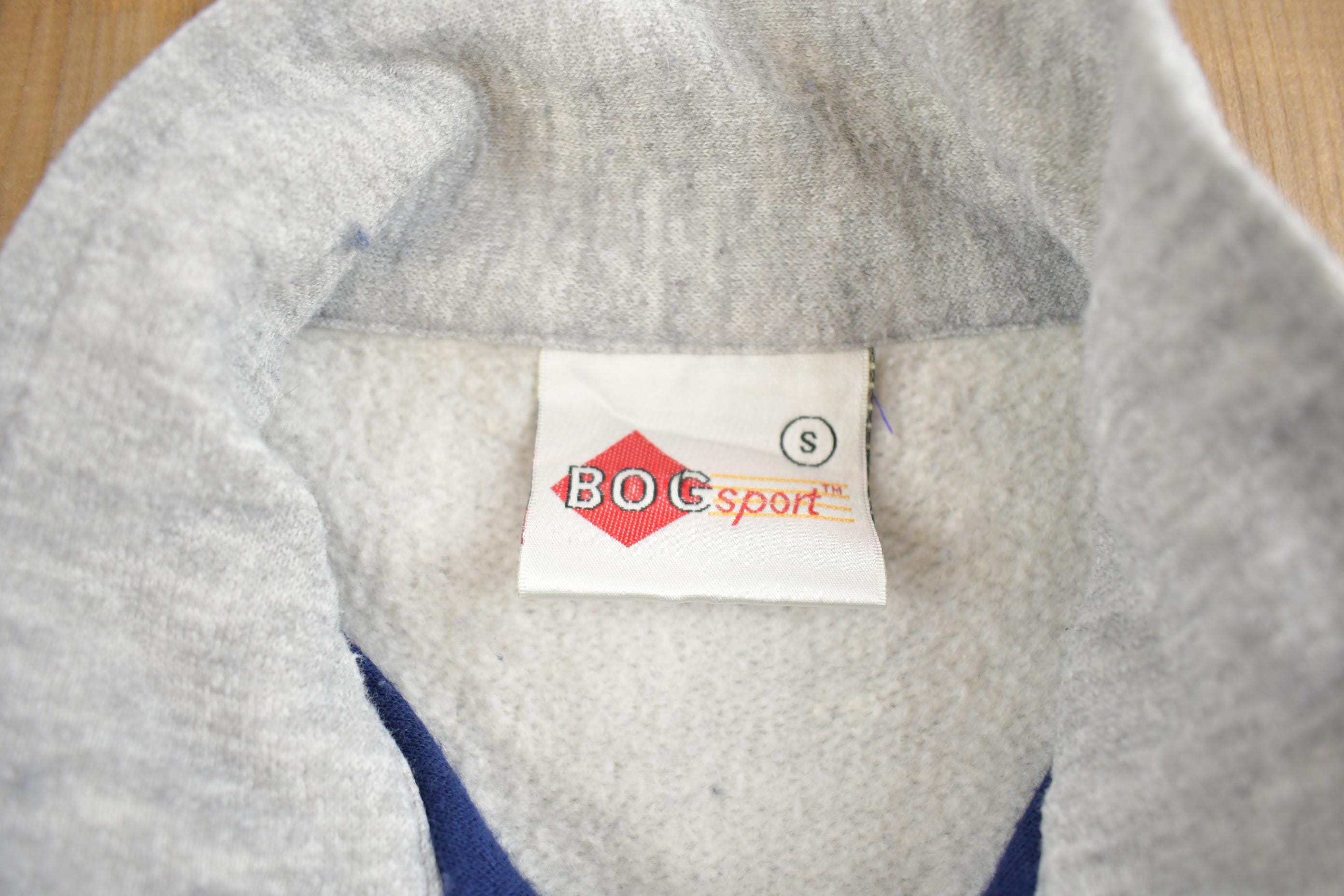 Vintage 1990s BOG Sports Color Block Zip Up Made In USA