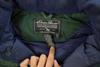 Vintage 1990s Eddie Bauer Full Zip Down Jacket Men's Tall XL