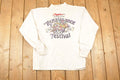 Vintage 1994 Minnesota Renaissance Festival Graphic Print Mock Neck Shirt Men's L