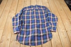 Vintage 1990s McGregor Plaid Flannel Button Up Shirt