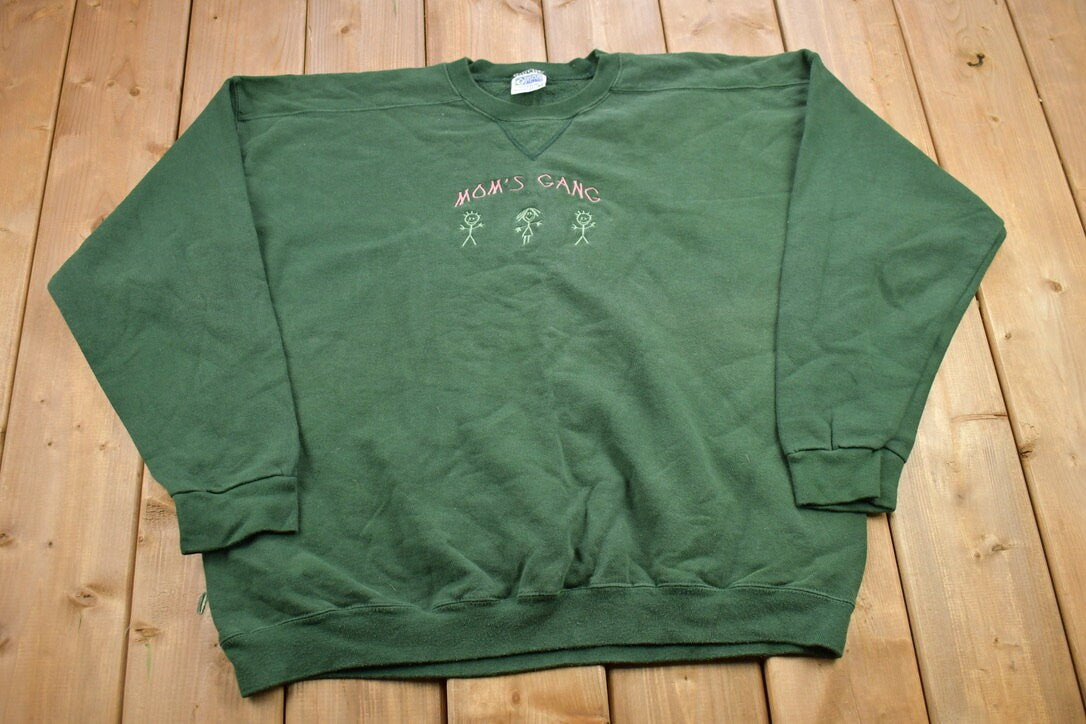 Vintage 1990s Mom's Gang Crewneck Sweater