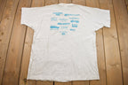 Vintage 1995 Gelatin Slide Leukemia Fundraiser Graphic T Shirt
