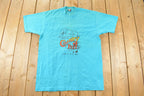 Vintage 1990 Country Fest Music Fair Graphic T-Shirt Men's Large