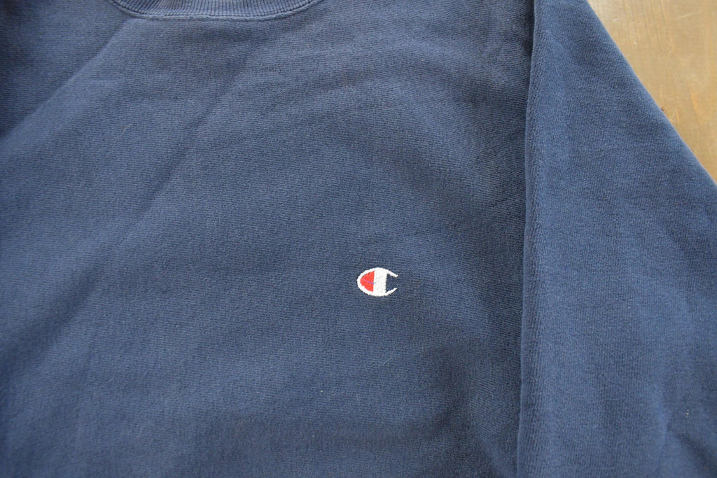 Vintage 1990s Champion Reverse Weave Blank Sweatshirt Men's Large