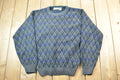 Vintage 1990s Pierre Cardin Pattern Knit Crewneck Sweater
