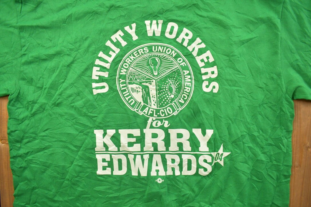 Vintage 1990s Kerry Edwards Graphic T Shirt