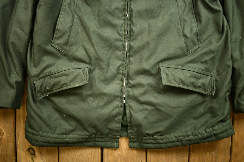 Vintage 1970s Sears Roebuck Work Clothing Winter Jacket