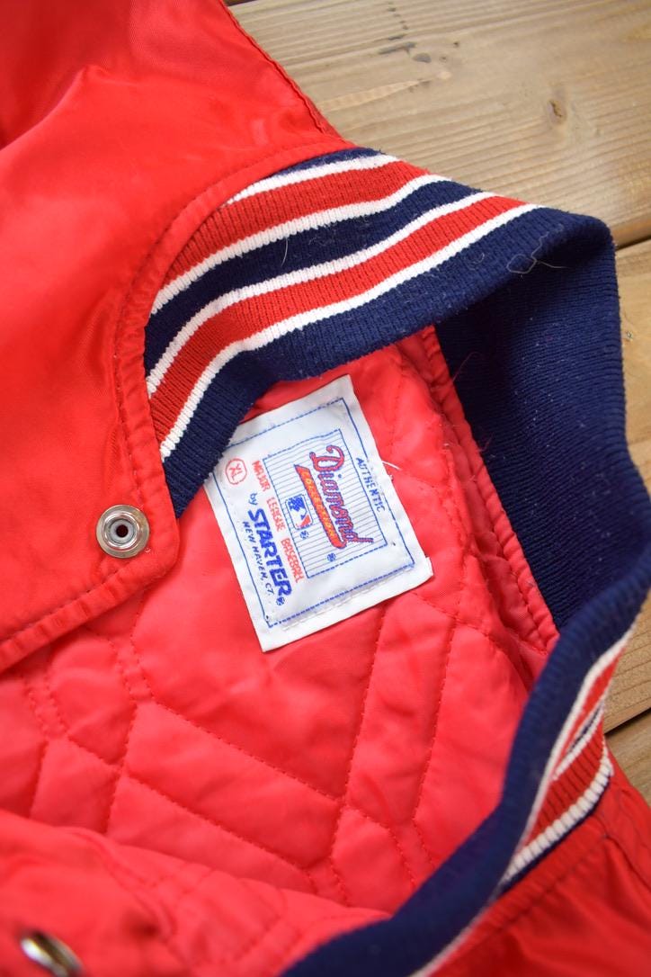 Vintage 1980s St. Louis Cardinals MLB Satin Starter Bomber Jacket