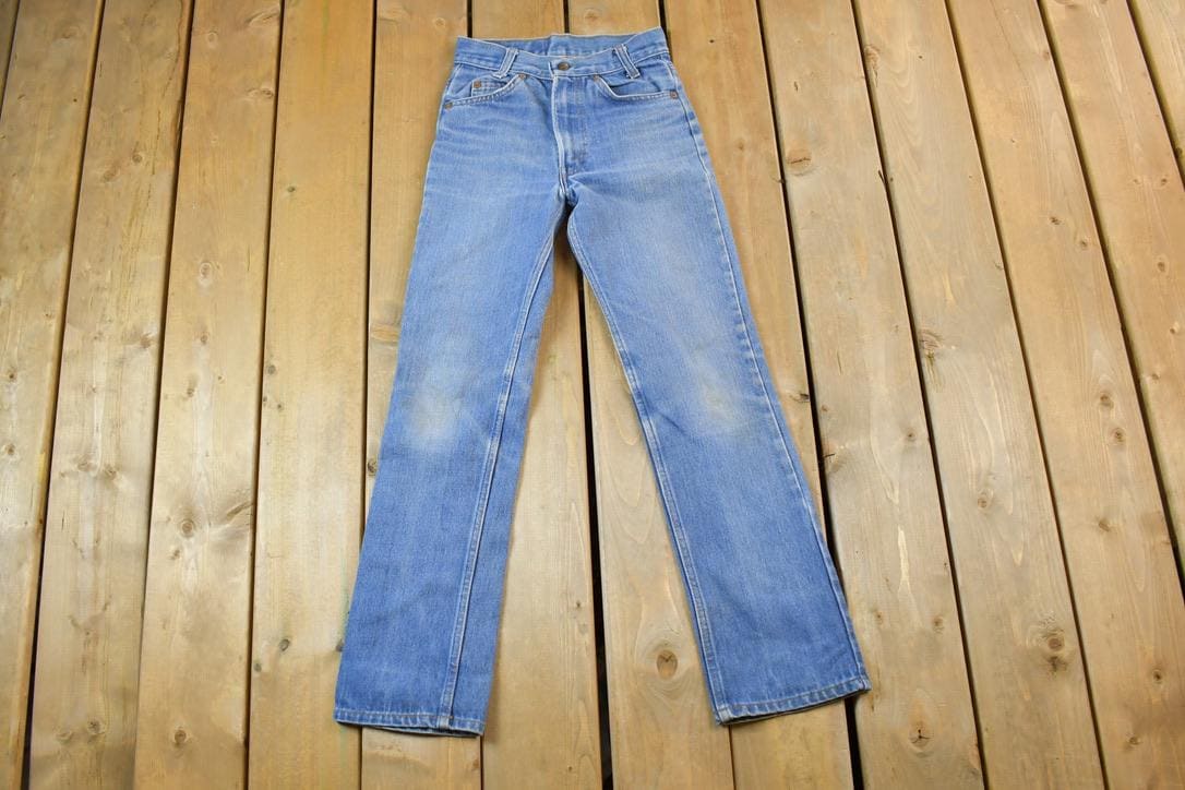 Vintage 1990s Levi Strauss Orange Tab Denim Jeans Size 24 x 28