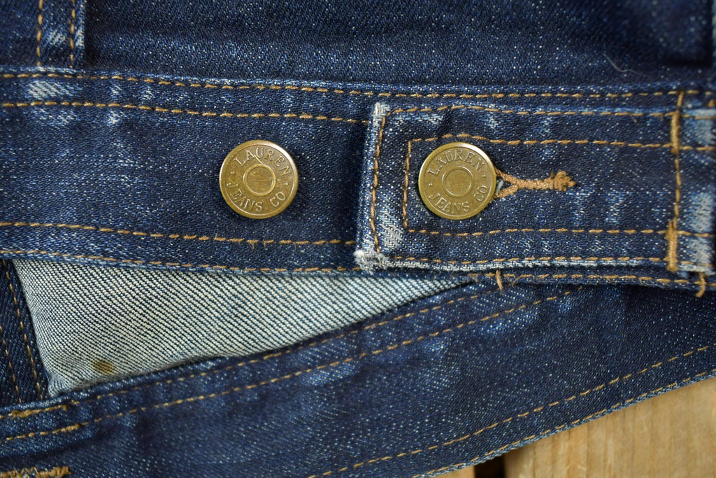 Vintage 1990s Lauren Jeans Co Ralph Lauren Jean Jacket Made In USA