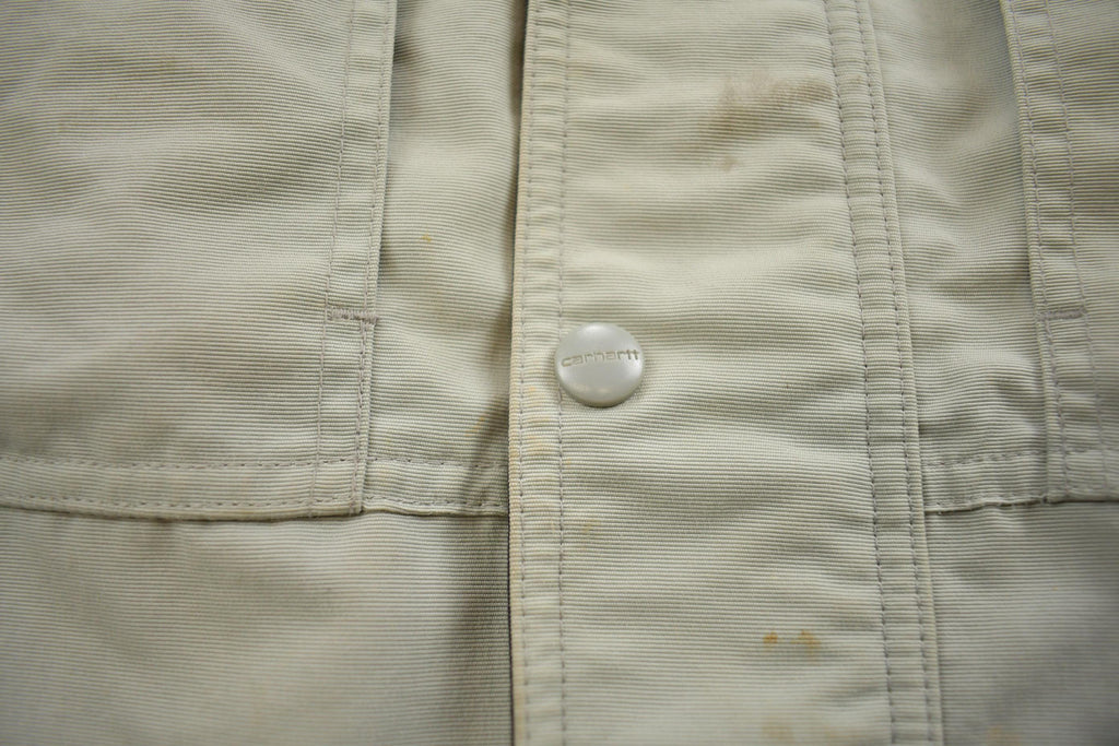 Vintage 1990s Carhartt Mesh Lined Windbreaker Distressed Jacket Made In USA