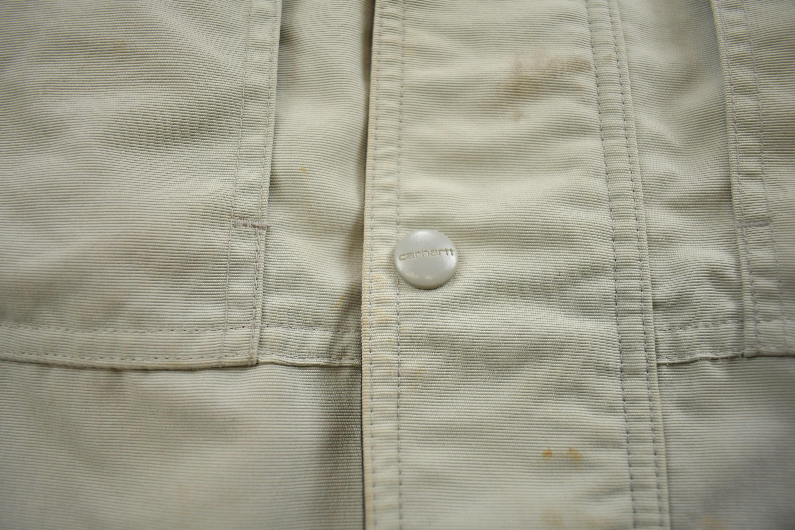 Vintage 1990s Carhartt Mesh Lined Windbreaker Distressed Jacket Made In USA