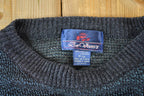 Vintage 1990s De Sonos Knit Abstract Pattern Crewneck Sweater