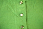 Vintage 1960s 1970s Polish Wool Cardigan Sweater Women's Small