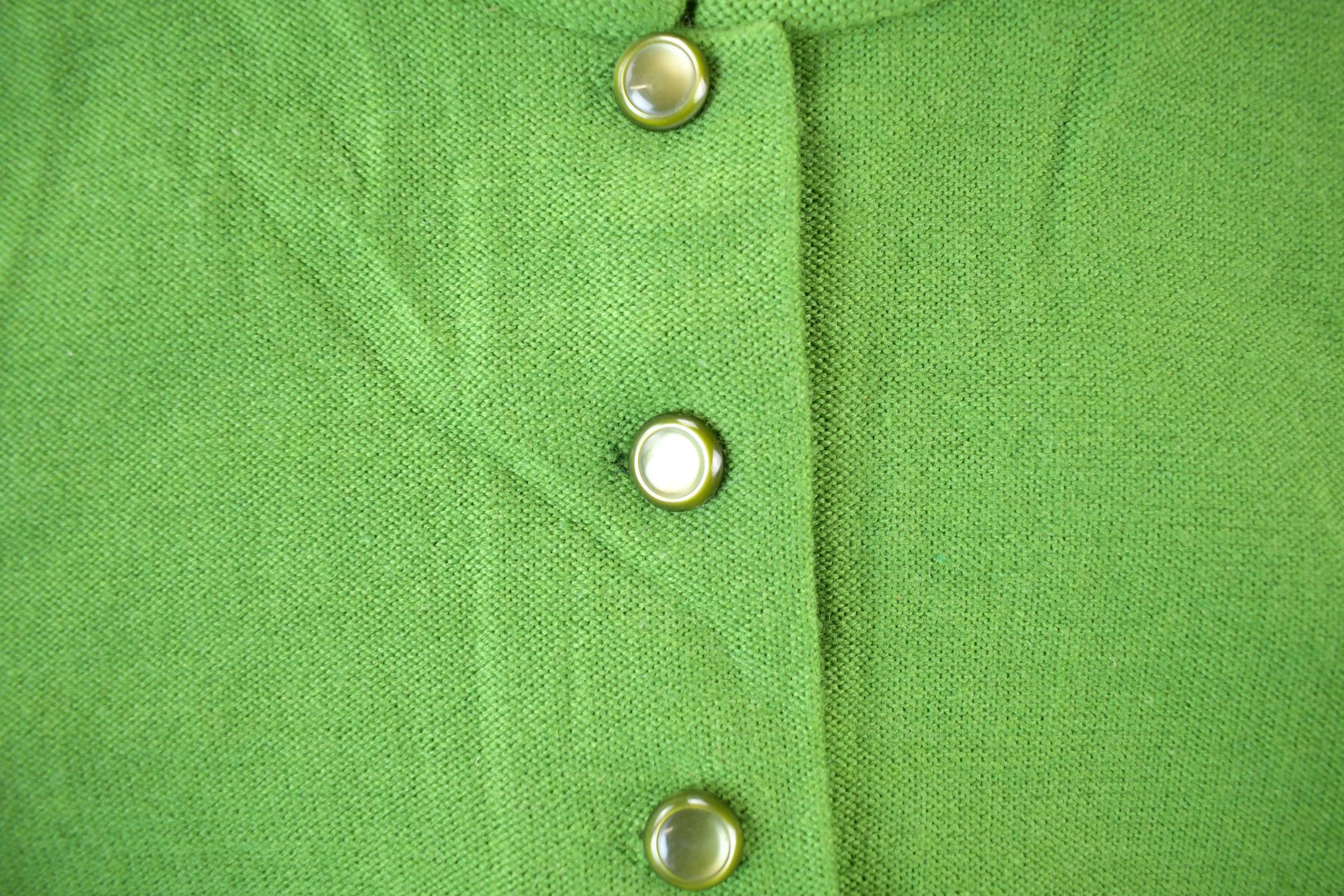 Vintage 1960s 1970s Polish Wool Cardigan Sweater Women's Small