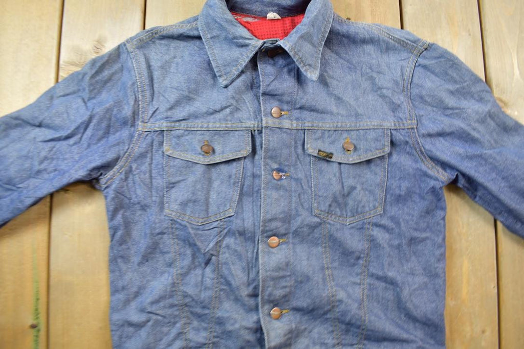Vintage 1950s Genuine Roebucks Button Up Jean Jacket