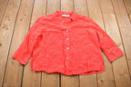 Vintage 1990s Chico's Design Women's Blouse Button Up Shirt