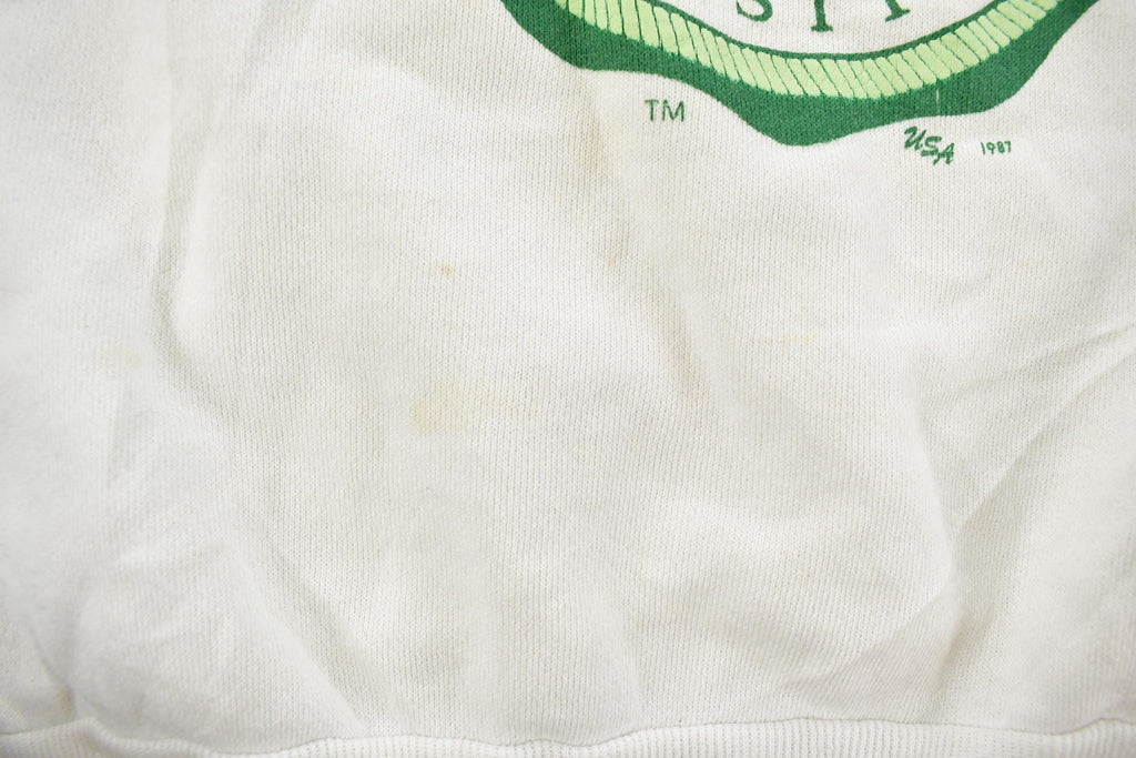 Vintage 1980s Slippery Rock University Crewneck Sweatshirt Men's Medium