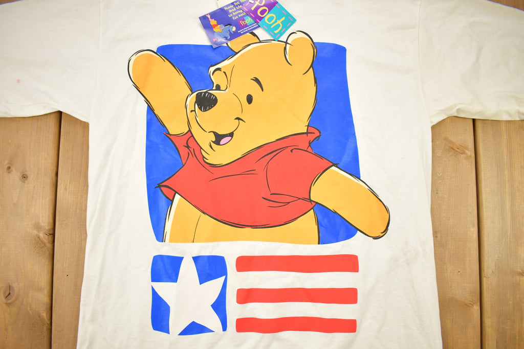 Vintage 1990s Deadstock Winnie The Pooh Cartoon Promo T-Shirt