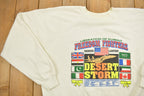 Vintage 1990s Desert Storm "Freedom Fighters" Crewneck Sweatshirt