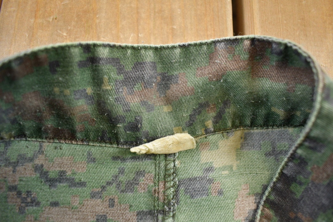 Vintage 1980s Digital Camo Light Jacket
