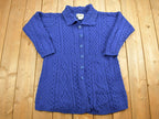 Vintage 1990s Aran Crafts 100% Merino Wool Knit Sweater