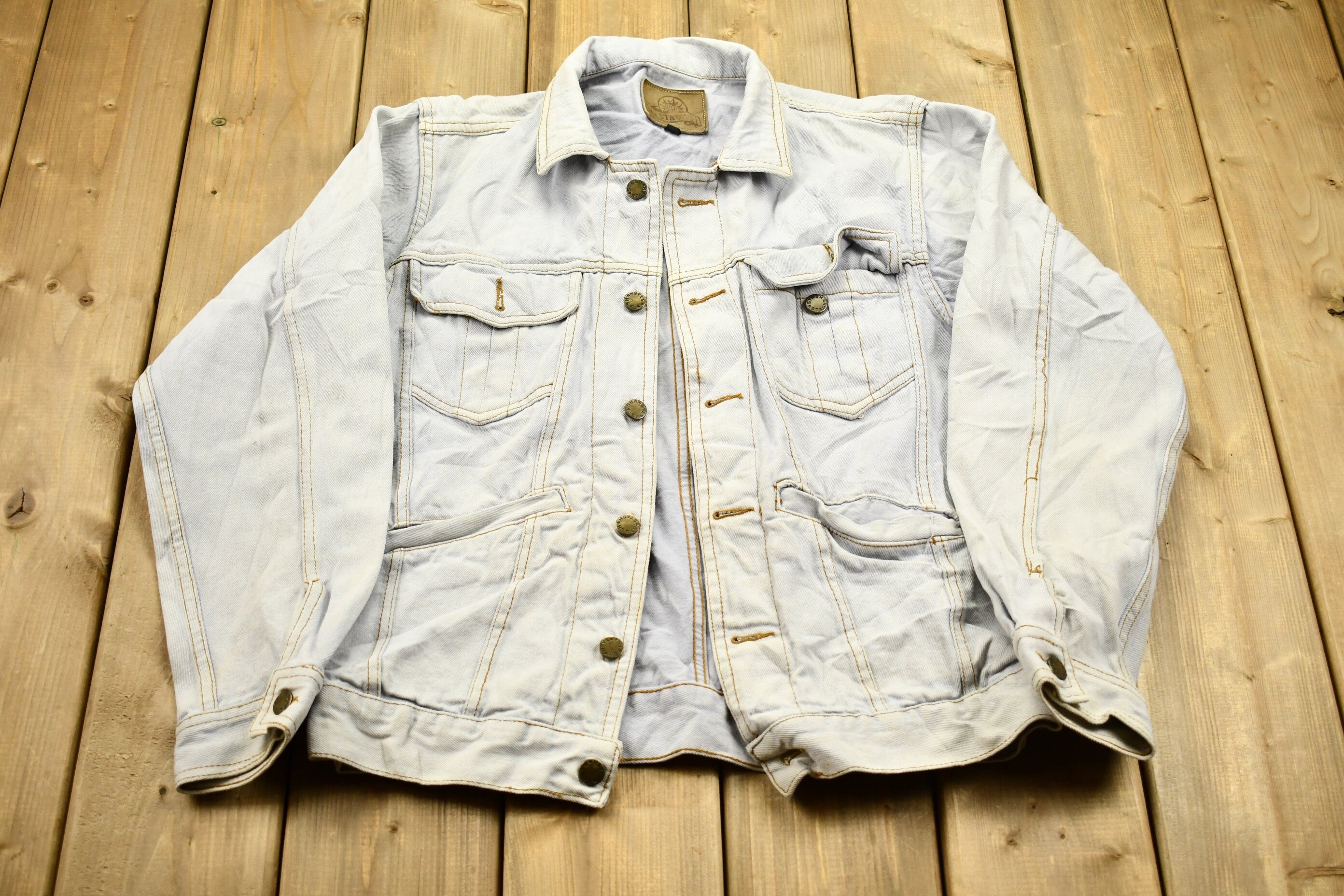 Vintage 1990s Stash Denim Jean Jacket