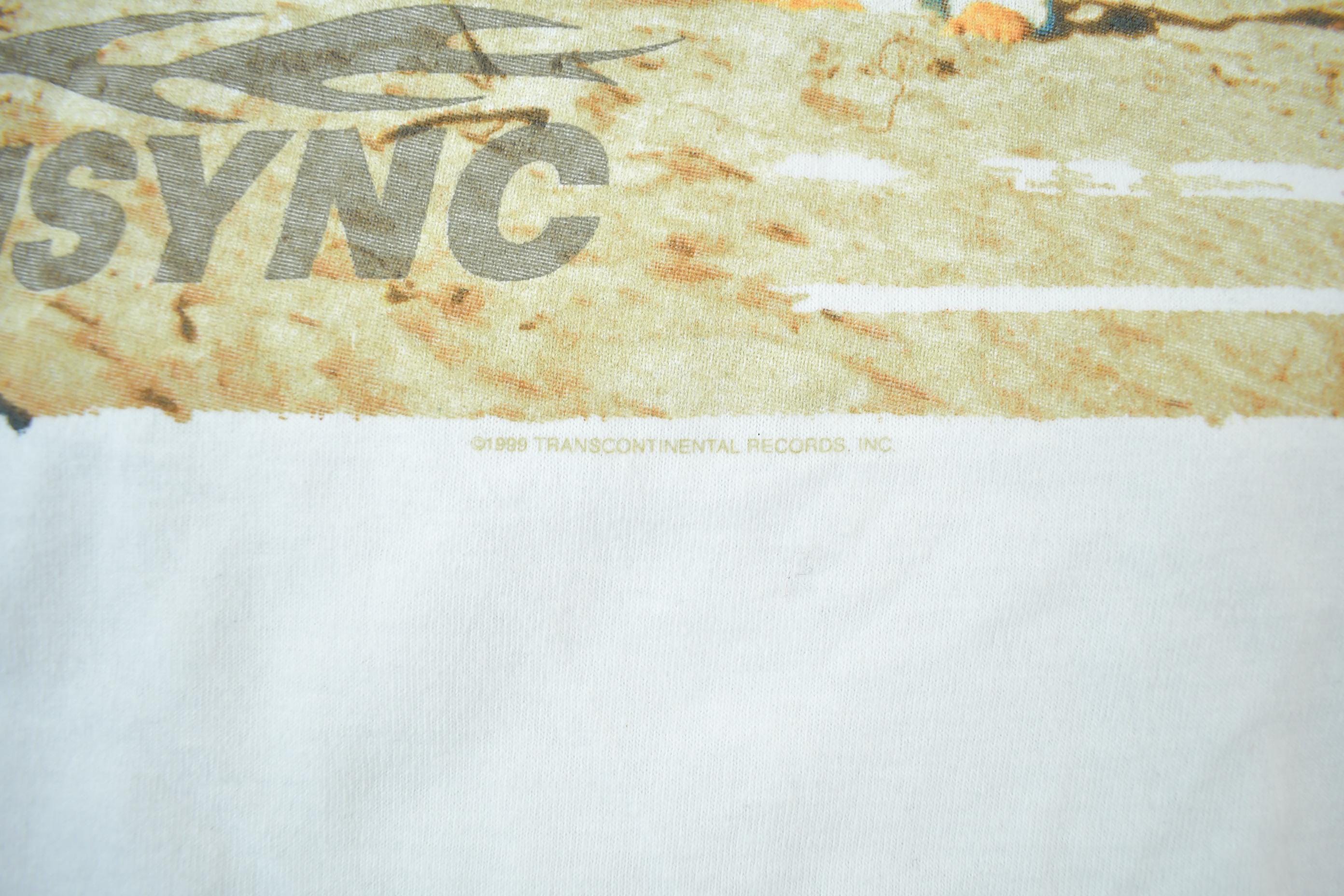 Vintage 1999 N Sync Band T-Shirt Mens XL
