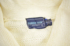 Vintage 1980s Career Club Cable Knitted Cardigan Sweater