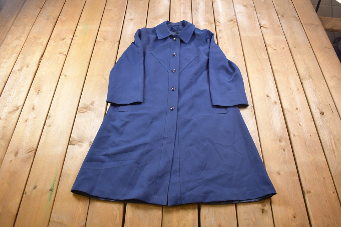 1990s Coat Works Button Up Overcoat