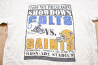 Vintage 2000 Champion NFL Colts Vs Saints Graphic T-Shirt