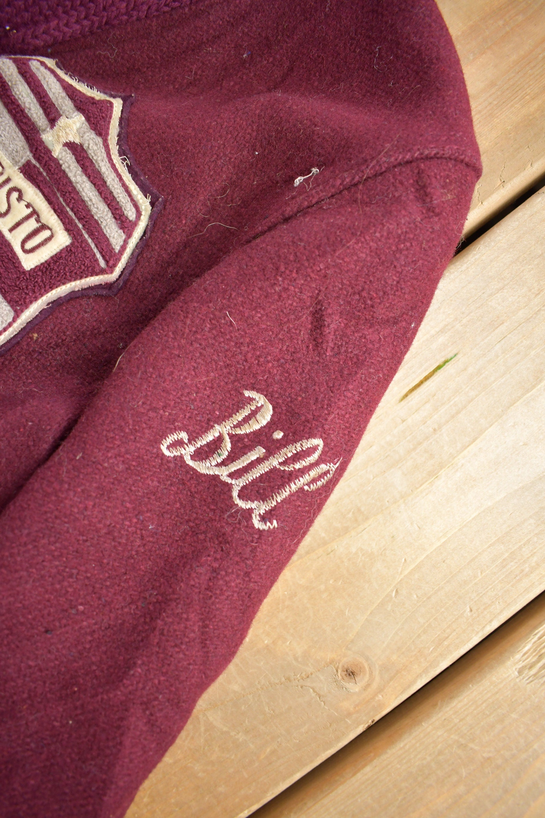 Vintage 1980s Christo Club Reversible Varsity Jacket