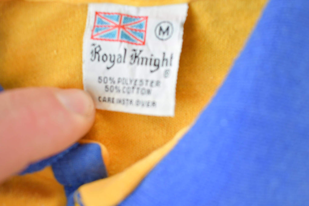 Vintage 1970s Royal Knight Button Up Polo Shirt Men's X Small