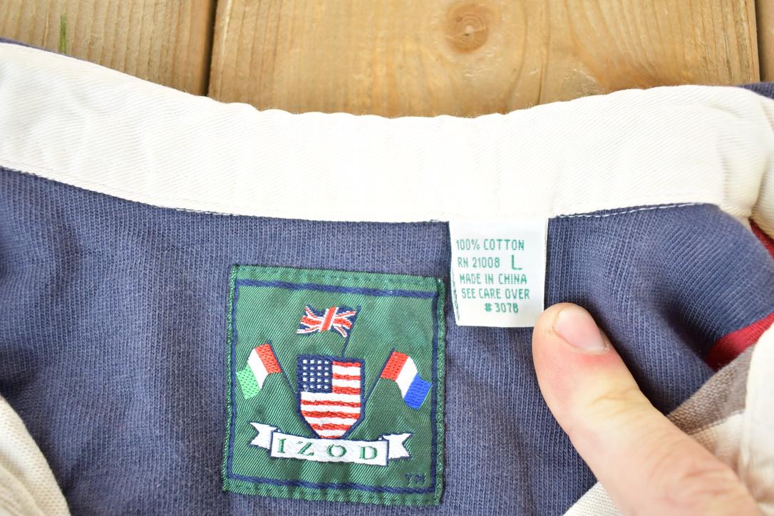 Vintage 1990s IZOD Quarter Button Up Shirt